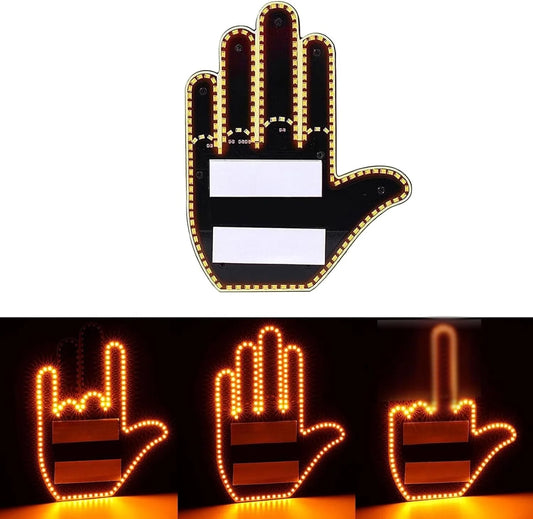 Hand Gesture LED Light Car Multifunction Warning Light